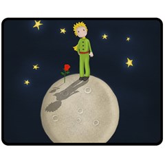 The Little Prince Fleece Blanket (medium)  by Valentinaart