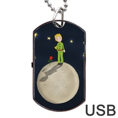 The Little Prince Dog Tag Usb Flash (one Side) by Valentinaart