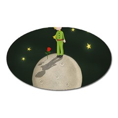 The Little Prince Oval Magnet by Valentinaart