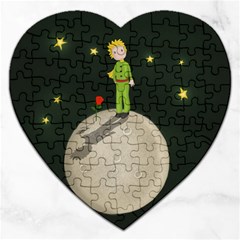 The Little Prince Jigsaw Puzzle (heart) by Valentinaart