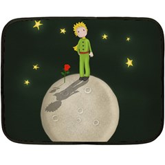 The Little Prince Double Sided Fleece Blanket (mini)  by Valentinaart