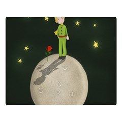 The Little Prince Double Sided Flano Blanket (large)  by Valentinaart