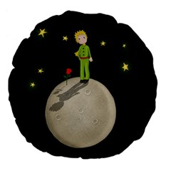 The Little Prince Large 18  Premium Flano Round Cushions by Valentinaart