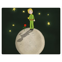 The Little Prince Double Sided Flano Blanket (medium)  by Valentinaart