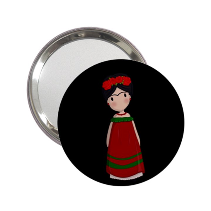 Frida Kahlo doll 2.25  Handbag Mirrors