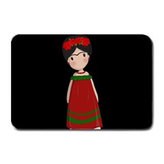 Frida Kahlo Doll Plate Mats by Valentinaart