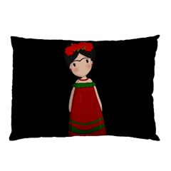 Frida Kahlo Doll Pillow Case by Valentinaart