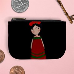 Frida Kahlo Doll Mini Coin Purses by Valentinaart