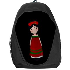 Frida Kahlo Doll Backpack Bag by Valentinaart