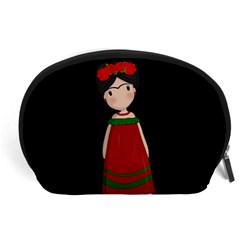 Frida Kahlo Doll Accessory Pouches (large)  by Valentinaart