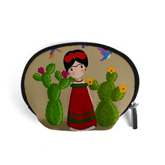 Frida Kahlo Doll Accessory Pouches (small)  by Valentinaart