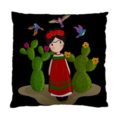 Frida Kahlo Doll Standard Cushion Case (two Sides) by Valentinaart