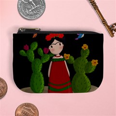 Frida Kahlo Doll Mini Coin Purses by Valentinaart