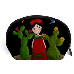 Frida Kahlo Doll Accessory Pouches (large)  by Valentinaart