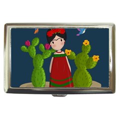 Frida Kahlo Doll Cigarette Money Cases by Valentinaart