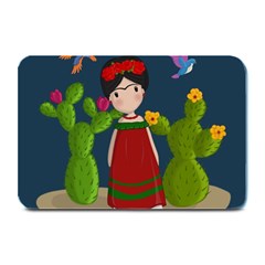 Frida Kahlo Doll Plate Mats by Valentinaart