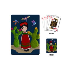 Frida Kahlo Doll Playing Cards (mini)  by Valentinaart