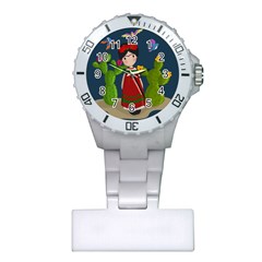 Frida Kahlo Doll Plastic Nurses Watch by Valentinaart