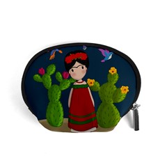 Frida Kahlo Doll Accessory Pouches (small)  by Valentinaart