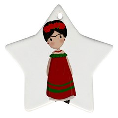 Frida Kahlo doll Ornament (Star)