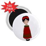 Frida Kahlo doll 2.25  Magnets (100 pack)  Front