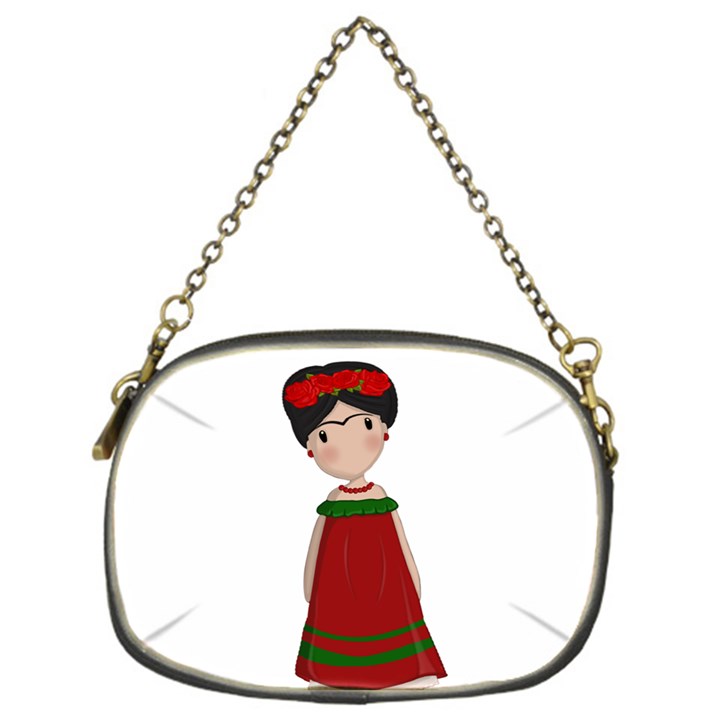 Frida Kahlo doll Chain Purses (One Side) 