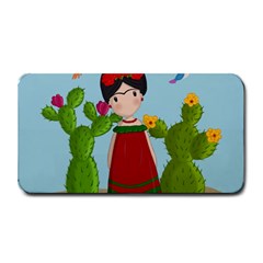 Frida Kahlo Doll Medium Bar Mats by Valentinaart