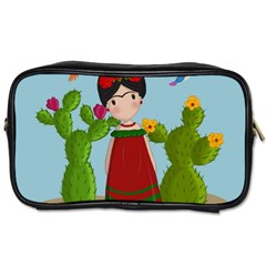 Frida Kahlo Doll Toiletries Bags