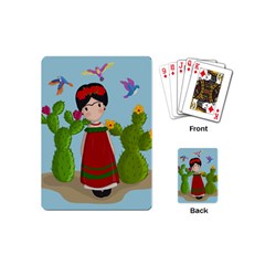 Frida Kahlo Doll Playing Cards (mini)  by Valentinaart