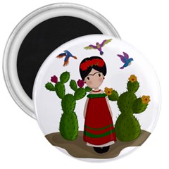 Frida Kahlo Doll 3  Magnets