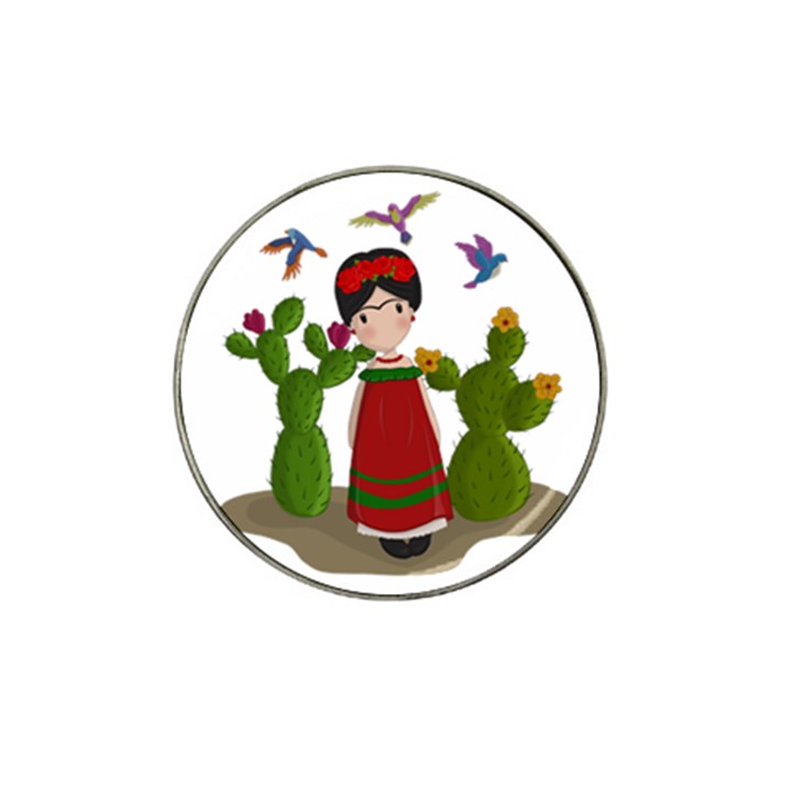 Frida Kahlo doll Hat Clip Ball Marker (10 pack)