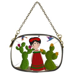 Frida Kahlo Doll Chain Purses (two Sides)  by Valentinaart