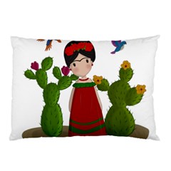 Frida Kahlo Doll Pillow Case by Valentinaart