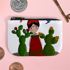 Frida Kahlo Doll Mini Coin Purses by Valentinaart