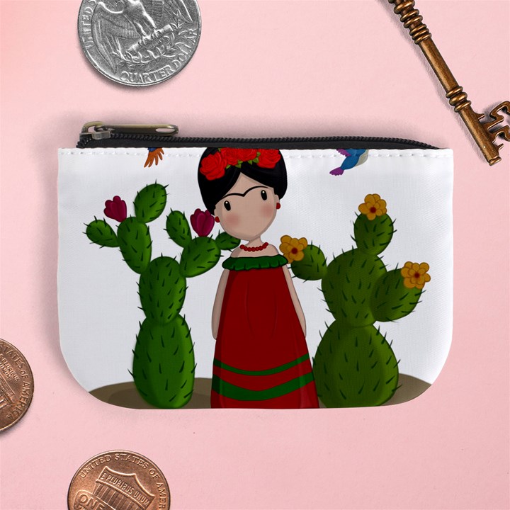 Frida Kahlo doll Mini Coin Purses