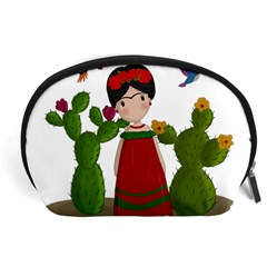 Frida Kahlo Doll Accessory Pouches (large)  by Valentinaart