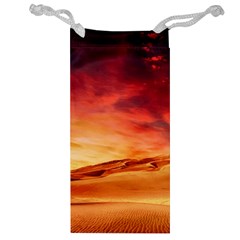 Desert Sand Dune Landscape Nature Jewelry Bag by Celenk