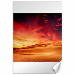 Desert Sand Dune Landscape Nature Canvas 24  X 36  by Celenk