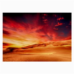 Desert Sand Dune Landscape Nature Large Glasses Cloth by Celenk