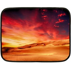 Desert Sand Dune Landscape Nature Double Sided Fleece Blanket (mini)  by Celenk