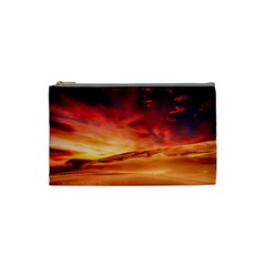 Desert Sand Dune Landscape Nature Cosmetic Bag (small)  by Celenk