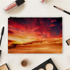 Desert Sand Dune Landscape Nature Cosmetic Bag (large)  by Celenk