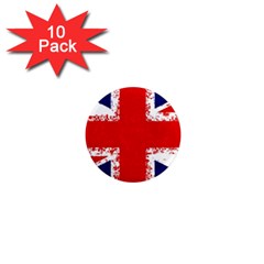 Union Jack London Flag Uk 1  Mini Magnet (10 Pack)  by Celenk