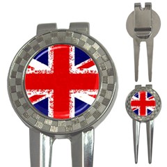 Union Jack London Flag Uk 3-in-1 Golf Divots by Celenk