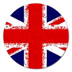 Union Jack London Flag Uk Magnet 5  (round) by Celenk