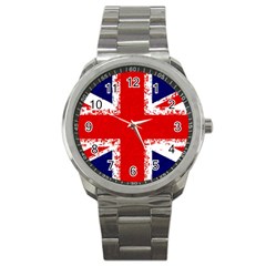 Union Jack London Flag Uk Sport Metal Watch by Celenk