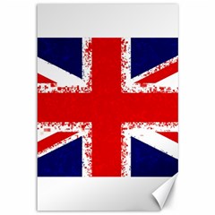 Union Jack London Flag Uk Canvas 12  X 18   by Celenk