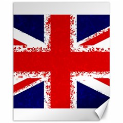 Union Jack London Flag Uk Canvas 11  X 14   by Celenk