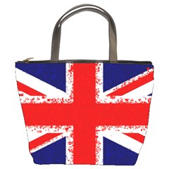 Union Jack London Flag Uk Bucket Bags by Celenk