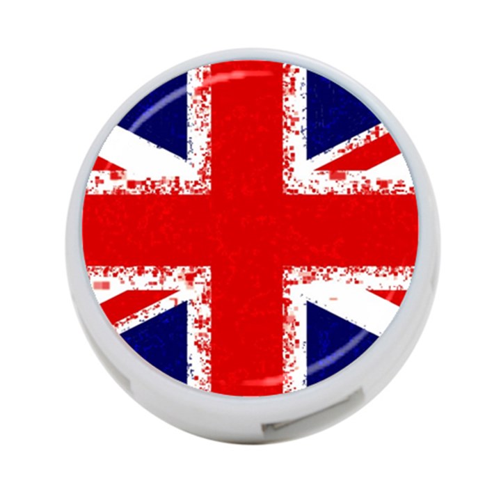 Union Jack London Flag Uk 4-Port USB Hub (One Side)